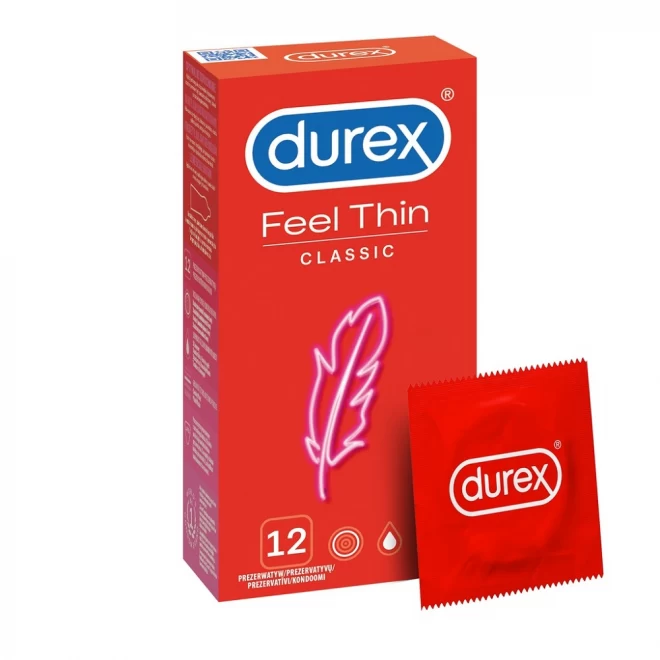 Prezerwatywy Durex Feel Thin Classic 12 szt