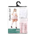 TEACHER PET 2 PCS PINK PRIVATE SCHOOLGIRL COSTUME, QUEEN SIZE