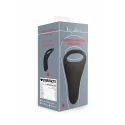 Pointed vibrating cock ring - licorice black