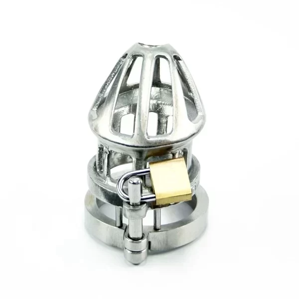 Klatka na penisa Bon4 Stainless Steel Chastity Cage Small / Medium - Hinged.