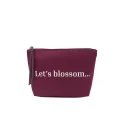 Let's blossom - pouch - purple