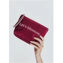 Let's blossom - pouch - purple