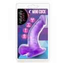 NATURALLY YOURS 4INCH MINI COCK PURPLE