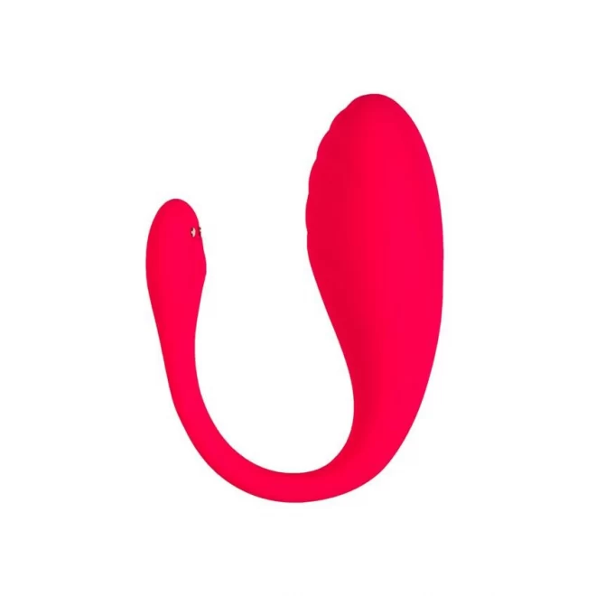 L'EROINA Vibrating egg with remote control CHOPPY, silicone, pink, 21 cm