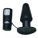 Plug analny z wibracjami Pure Anal Butt Plug Mit Vib. Black l