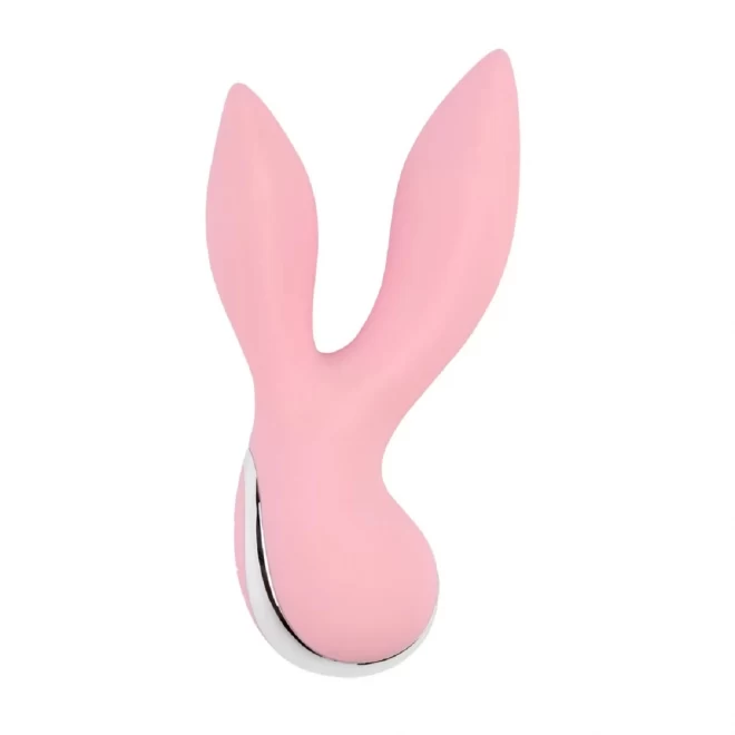 Podwójny wibrator Aphrovibe Light Pink Oh My Rabbit