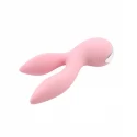 Podwójny wibrator Aphrovibe Light Pink Oh My Rabbit