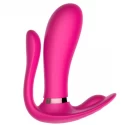 Wibrator uniwersalny z pilotem- Remote wearable vibrator RED
