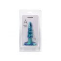 Groovy - silicone anal plug - 5" / 12 cm - ocean