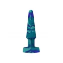 Groovy - silicone anal plug - 5" / 12 cm - ocean