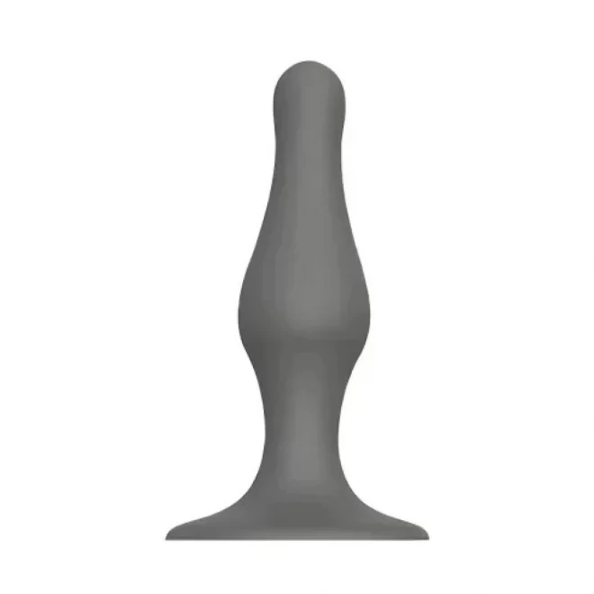 Plug-DREAM TOYS GREY PLUG WITH SUCTION CUP