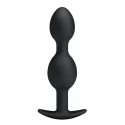 Pretty love silicone anal balls black