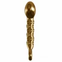 Wibrujący szklany korek analny Icicles G07 Gold Edition