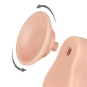 DILDO 7.5'' SLIDING SKIN DUAL LAYER DONG FLESH