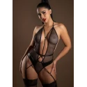 Wetlook and Fishnet Bodysuit
