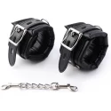 Fetish Fever - Cuffs with chain - Black